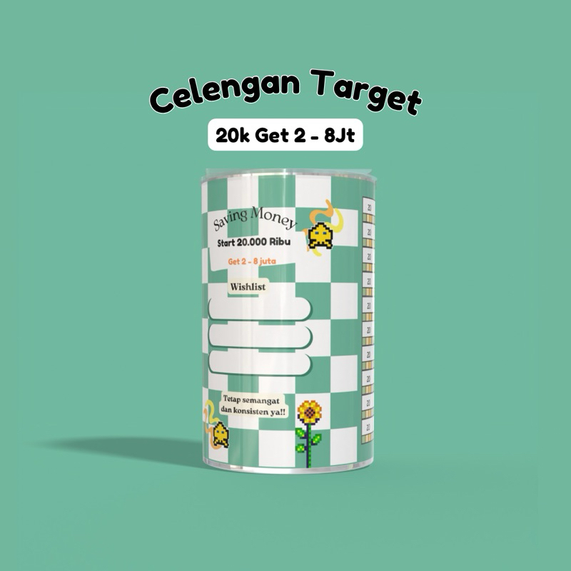 AESTTHETIC TARGET PIGGY BANK [20K]