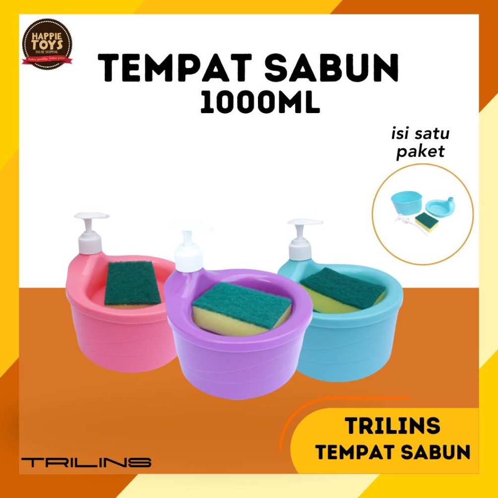 OK ราคา 1ml Round Soap HOLDER 2in1 จานซักผ้าฟองน้ําจ่ายสบู่เหลว ขวดปั๊มสบู่ Viral คอนเทนเนอร์ MRDIY 