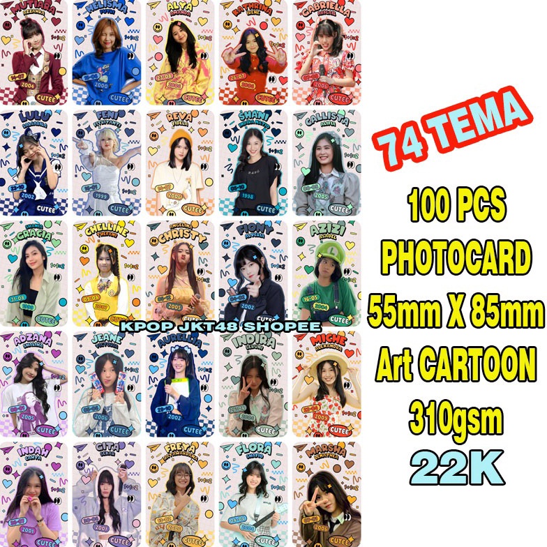 ผลิตภัณฑ์อินเทรนด์ 1PCS JKT48 22K ใหม่ ERA THINK DONUT KAHESA จักรวาลไม่มี KIOKU LETTER