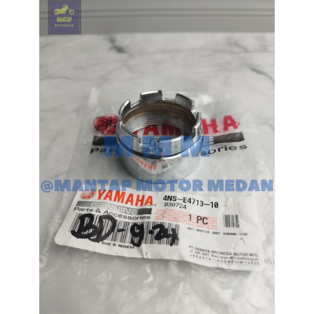 Original Yamaha F1ZR FIZR Force 1 ZR กลางไอเสียแหวนการเชื่อมต่อ Nut 4NS-E4713-10