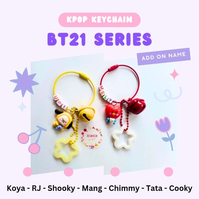 พวงกุญแจ Icasia BT21 | ดินเหนียว BT21