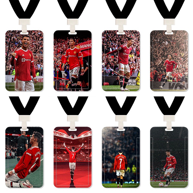 Id Card Holder Cristiano Ronaldo Motif / Photocard Holder / เชือกแขวน / ป้ายชื่อ / ฟุตบอล / ฟุตบอล