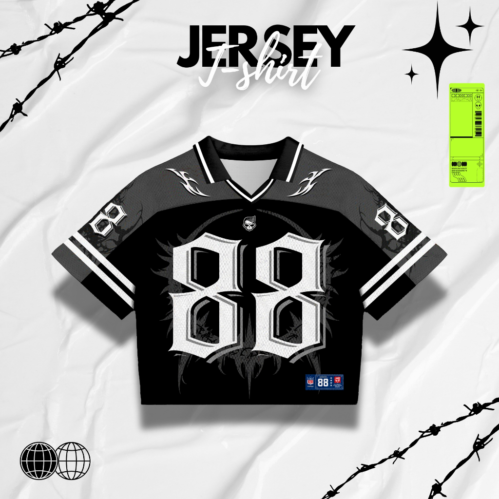 DXPRO-Jersey Boxy 88 Black Grey Series Unisex