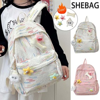 【Ready】Ransel Anak Perempuan Sma Tas Sekolah Wanita Ins Korea Siswa Fashion Import Backpack Ransel Wanita Kapasitas Besar Tas Sekolah Lucu Jepang COD