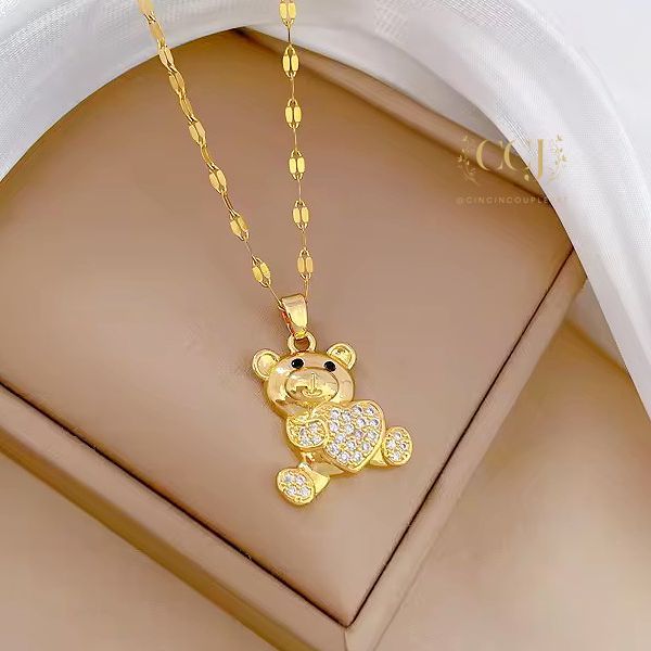 ANTI-RUST TITANIUM NECKLACE - K33 | สร้อยคอคู่รัก | ของขวัญสําหรับผู้หญิง | ของขวัญสําหรับเด็กผู้หญิ