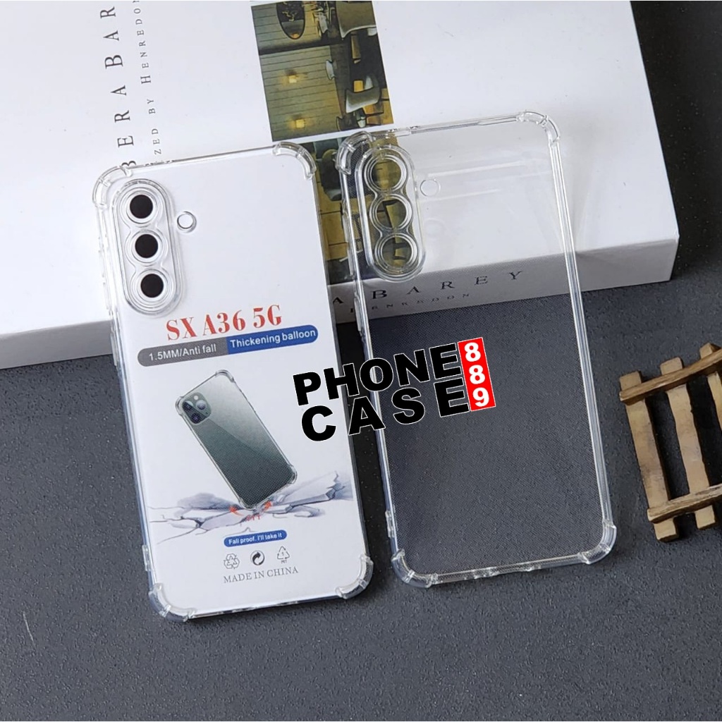 SAMSUNG A36 CASE CLEAR AIRBAG ANTI CRACK CASE BENING SAMSUNG A36