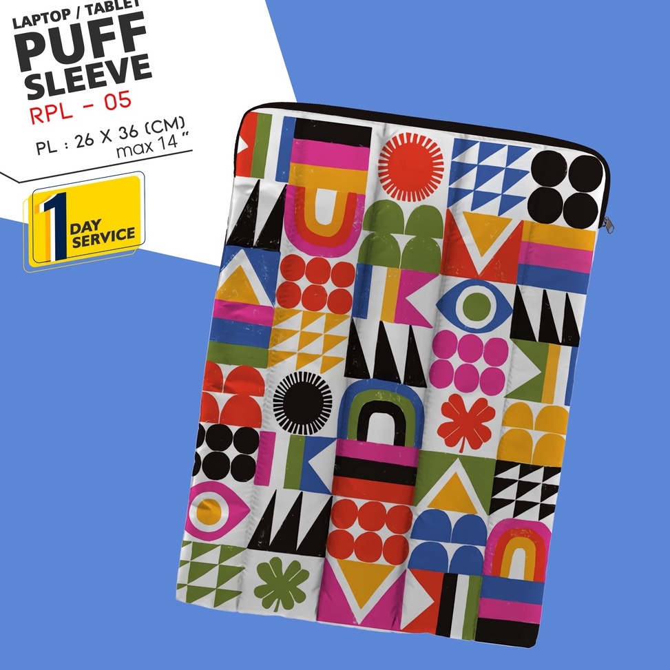 Wow MNK l ขอแสดงความยินดี PUFFY BAG GEOMETRIC LAPTOP PUFFY LAPTOP BAG PUFFY BAG By Manukashop l