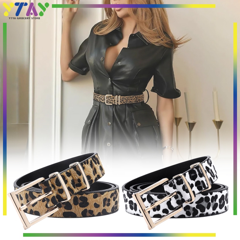 Leopard Series Belt Leopard Series Beber Leopard Motif Y2k เข็มขัด Unisex