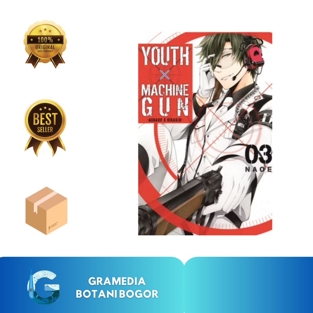 Gramedia Bogor - Youth X Machinegun Aoharu x Kikanju 3