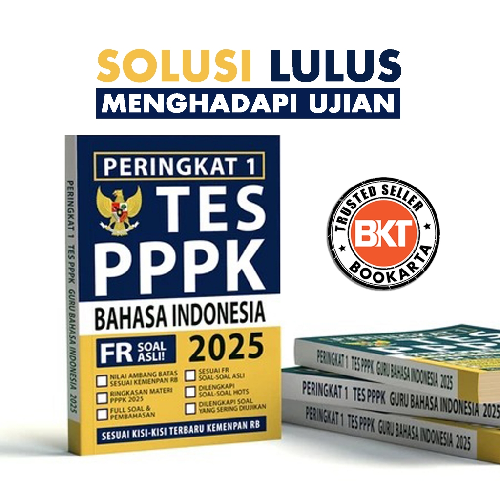 หนังสือสมบูรณ์ที่สุดของ 1 PPPK INDONESIAN LANGUAGE TEACHER 2025