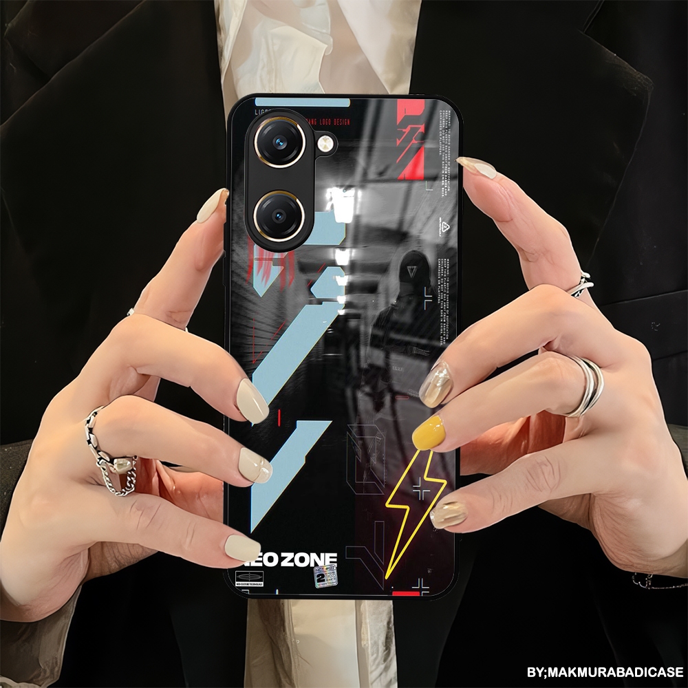 HP Glossy 2D Glass Softcase สําหรับ Vivo Y03 - Vivo Y03T - Vivo Y18 เคสล่าสุด - เคสซิลิโคน TPU