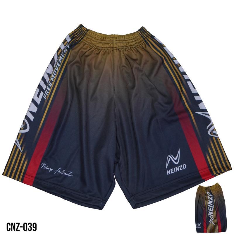 กางเกงขาสั้นวอลเลย์บอลพิมพ์ลาย neinzo ดั้งเดิมสําหรับผู้ชาย CNZ-039