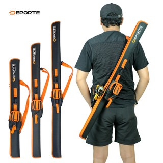 Tas Joran Pancing Hardcase Deporte Model Pedang Lapisan Fiber Slempang Ukuran 80 100 120 Cm