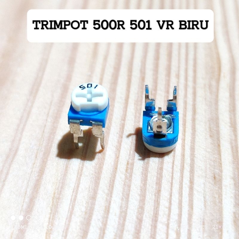 Trimpot 500r ohm 501 Trimpot, ตัวต้านทานแนวตั้งของทริมเมอร์ (VR)