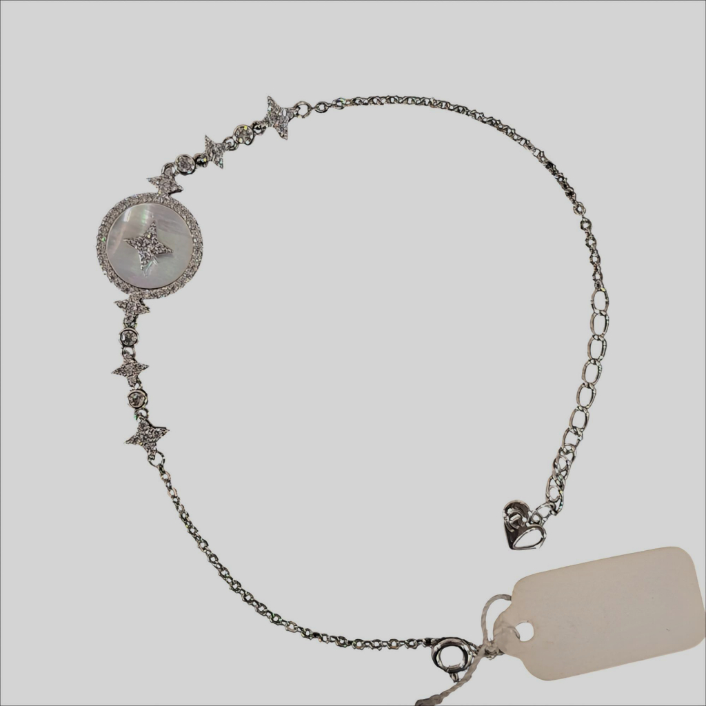 FLASH SALE!!! RADHA Gelang Simpel Silver Titanium