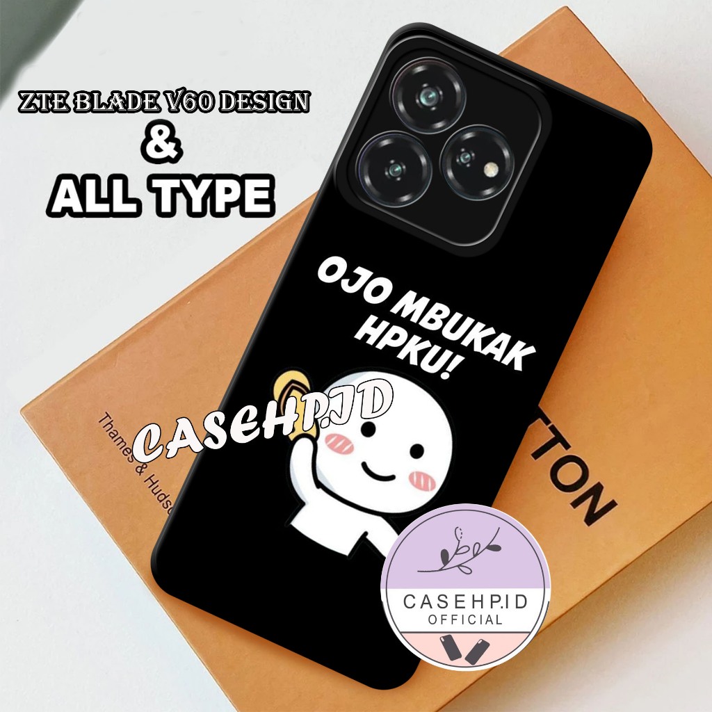 Softcase Handphone ZTE Blade V60 การออกแบบล่าสุด 2024 กรณีแฟชั่นรูปแบบที่สวยงาม Soft Case Anti Slip 