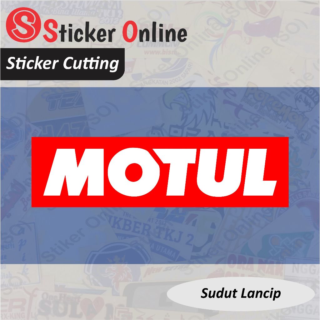 สติ๊กเกอร์ MOTUL | สติ๊กเกอร์ตัดรถยนต์มอเตอร์ไซค์ MOTUL