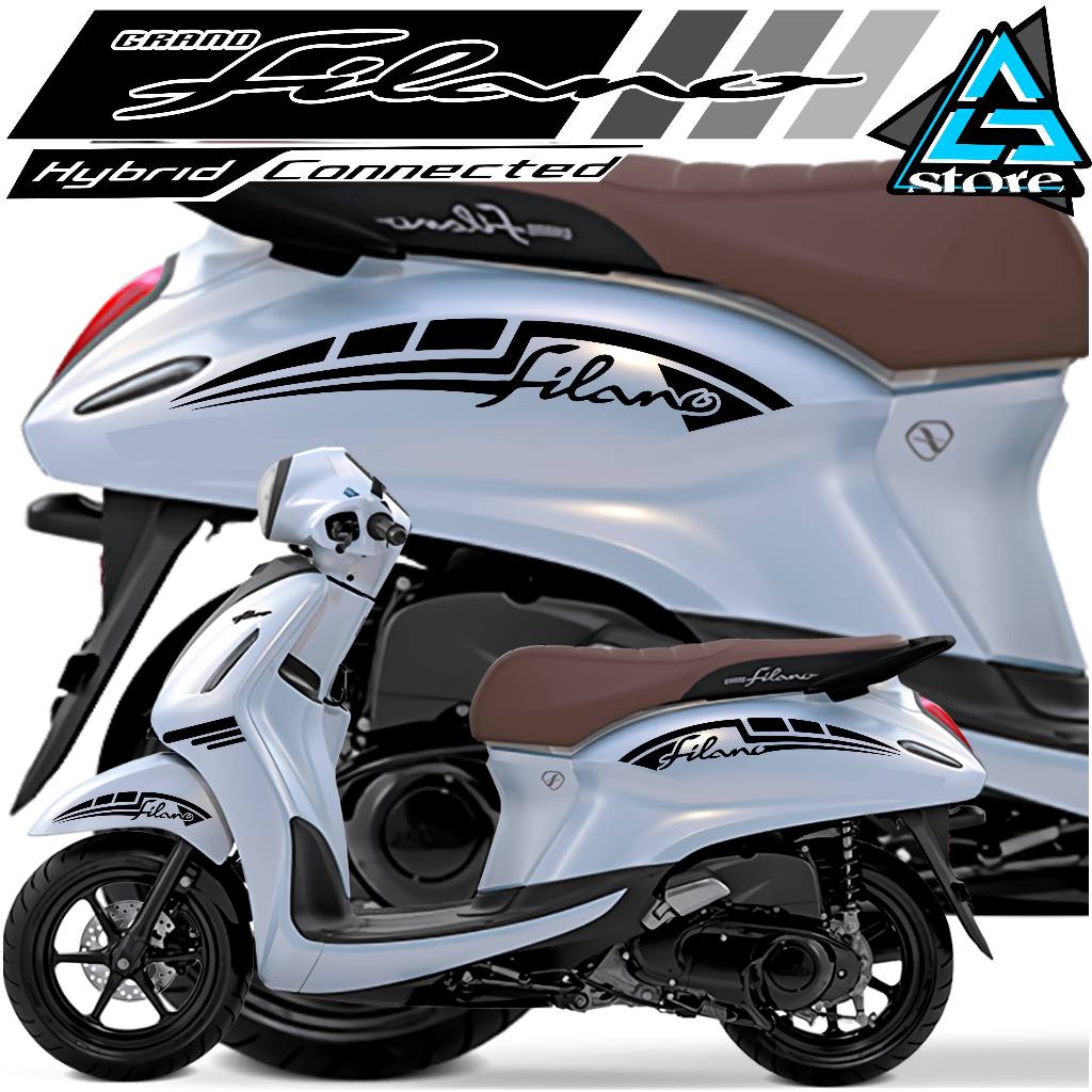 สติ๊กเกอร์ตัด/FL.207/GRAND FILANO STRIPING/GRAND FILANO STICKER/LOGO STICKER/STRIPING LOGO/DECAL