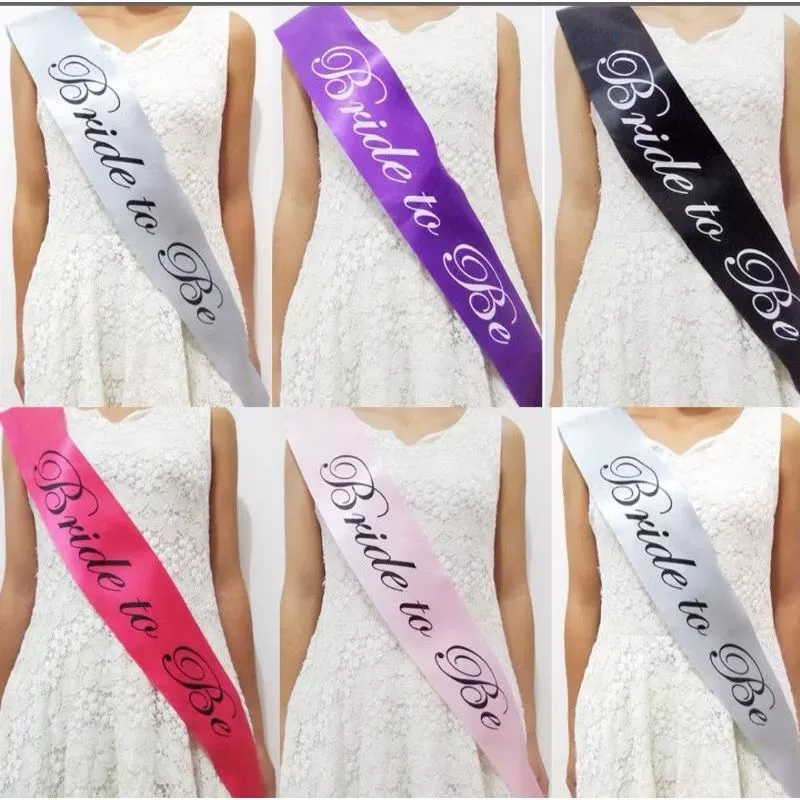 MS - Bride To Be Sash / Bride Shower Sash / Bride To Be Sash
