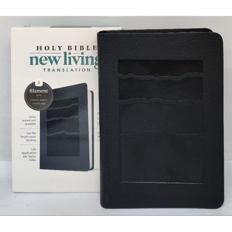 HOLY BIBLE NLT PREMIUM VALUE COMPACT สีดํา