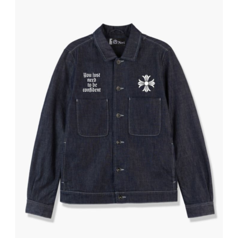 SCARY Work Jacket Denim Men Retro เสื้อผ้าผู้ชาย