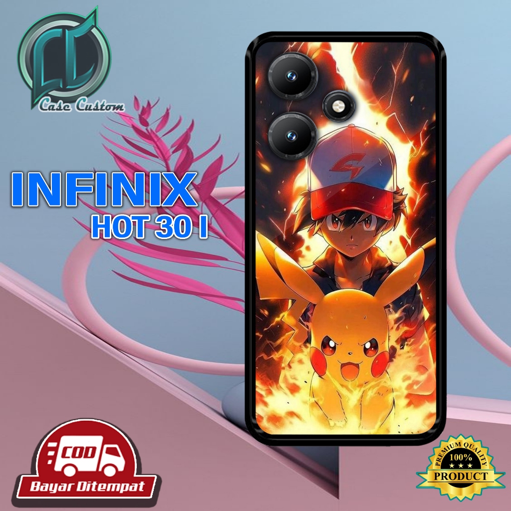 HP INFINIX HOT 30i สามารถใช้สําหรับโทรศัพท์มือถือทุกประเภท ยัง _เคสเงาล่าสุด _เคสแบบกําหนดเอง_Hardca