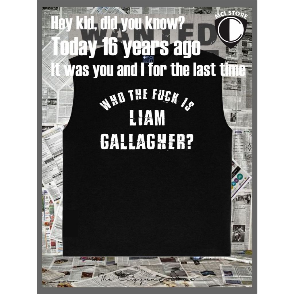 เสื้อกล้าม Liam Gallagher Eps 1 ชาย/หญิง