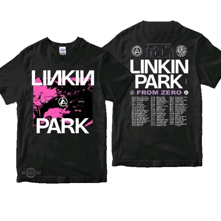 ฝาครอบเสื้อยืด LINKIN PARK จากทัวร์ศูนย์ 2025 เสื้อยืดวง Linkin park meora
