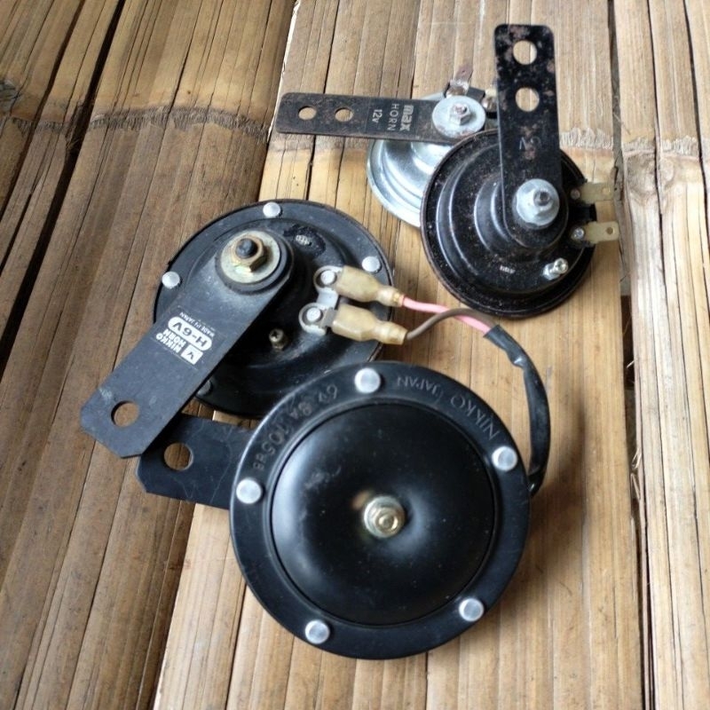 แตร Nikko 6 โวลต์เดิม Nikko japan