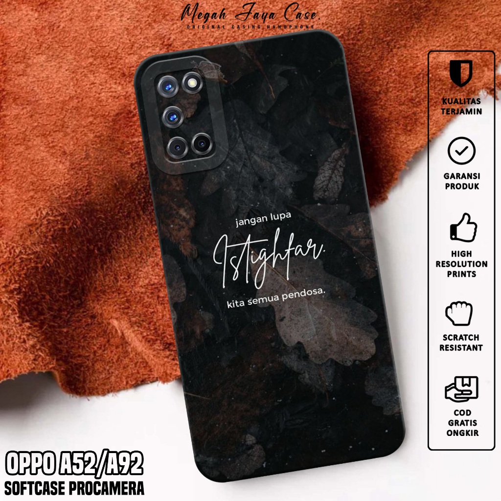 เคส HP OPPO A52 / OPPO A92 - OPPO A92 / OPPO A52 Motif QUOTS Softcase - เคสโทรศัพท์ OPPO A52 - เคสโท