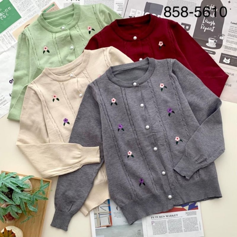 B6856 | PREMIUM IMPORTED WOMENS KNIT CARDIGAN TOP