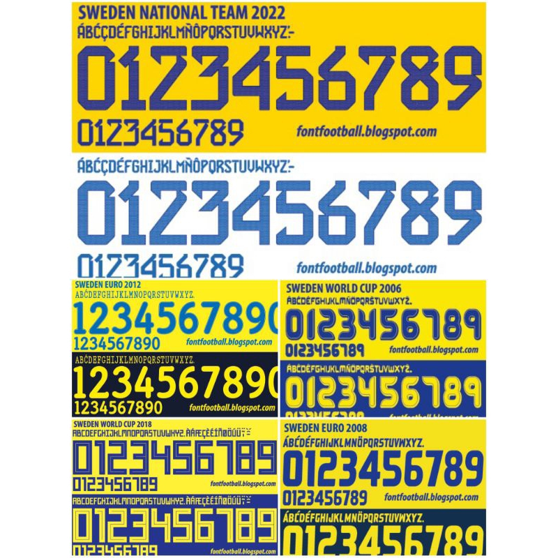 SWEDEN NAMESET******