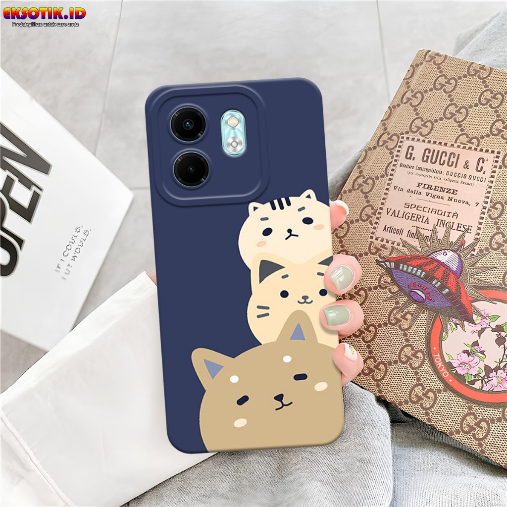 เคส Infinix Hot 50i - เคส Infinix Hot 50i - เคสแฟชั่น - Infinix Hot 50i Silicone - Cool and Cute Mot