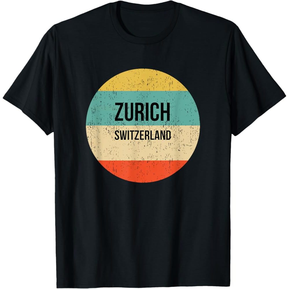 เสื้อยืดของที่ระลึก Swiss Zurich หลายรุ่น - เสื้อของที่ระลึกสวิสยุโรปชุด 1