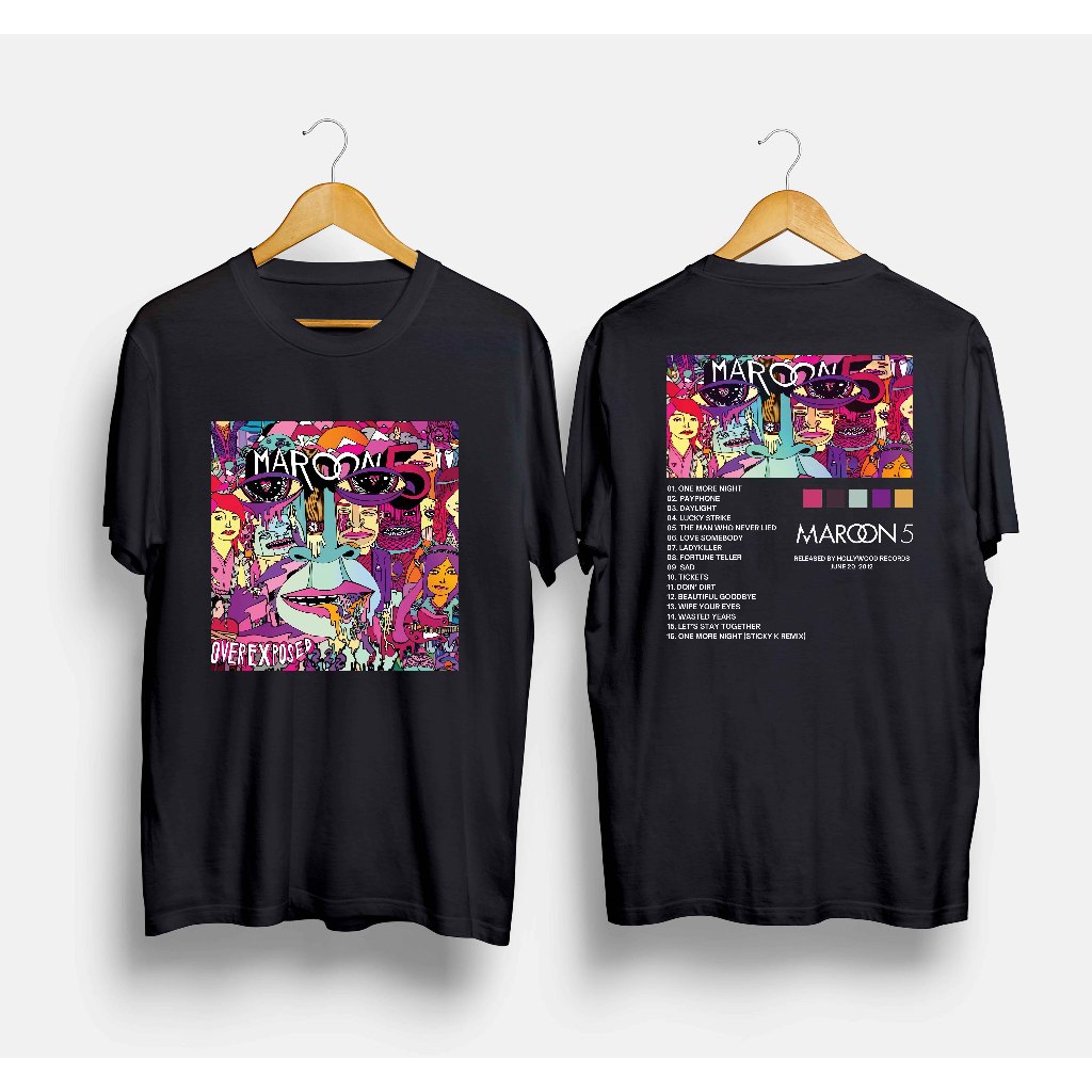 เสื้อยืด Maroon 5 - เสื้อยืด Hollywood / Music Band