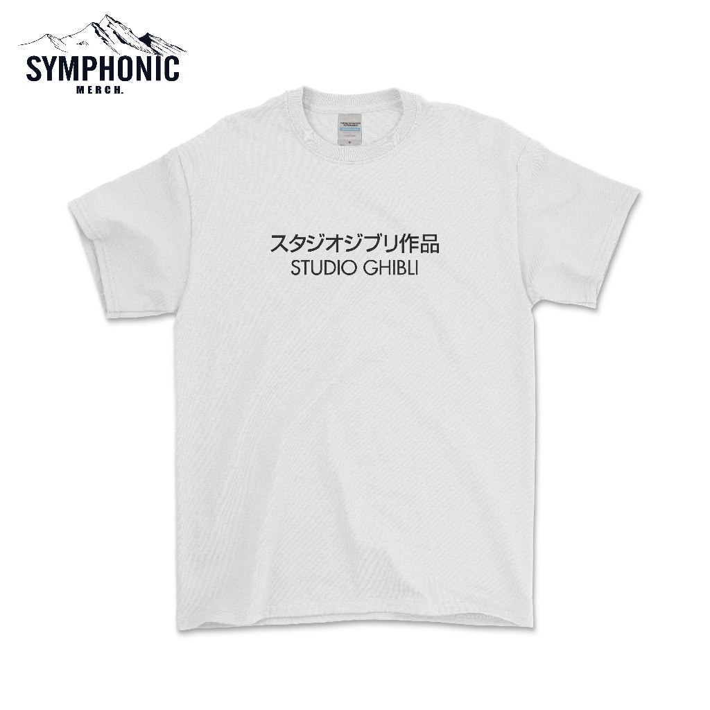 WORLD OF STUDIO GHIBLI - เสื้อยืดด้านหน้าและด้านหลัง