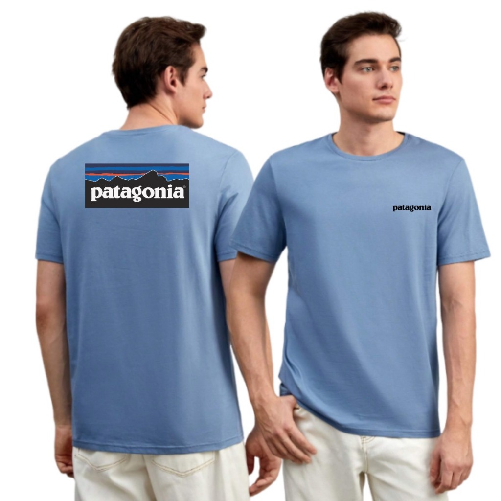 เสื้อยืด Patagonia Mountain สําหรับผู้ชายและผู้หญิง / เสื้อแบรนด์เดิม / เสื้อ Aesthetic Patagonia