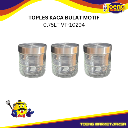 แก้วกลม JAR พร้อมผลไม้ MOTIF 0.75LT VT-10294+BBL