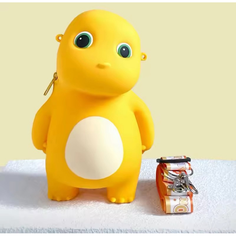 กระเป๋ามินิ Nailong กระเป๋า Nailong น่ารักกระเป๋าใบเล็ก Nailong สําหรับผู้หญิงกระเป๋าซิลิโคนเหรียญสี