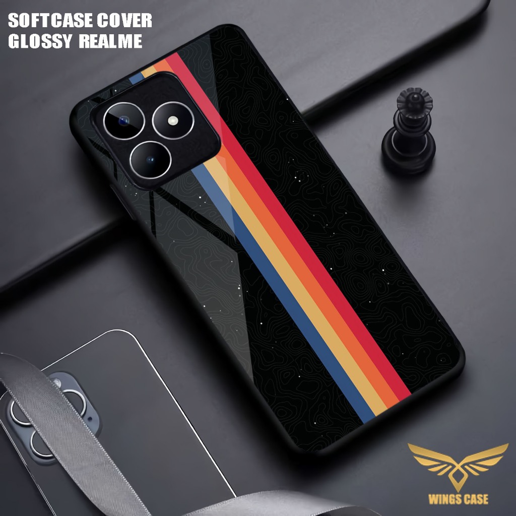 HM64 เคส HD มันเงา (REALME C51/C53/NOTE 50/N53/C61/C63/C65/C55/C75/C67 4G) และ (ALL TYPE) ตัวป้องกัน