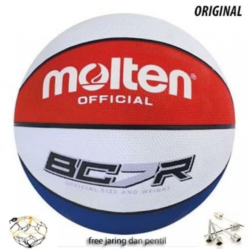 MOLTEN GR7/BGR7/BC7R ORIGINAL RUBBER BASKETBALL ลูกบอลกลางแจ้ง