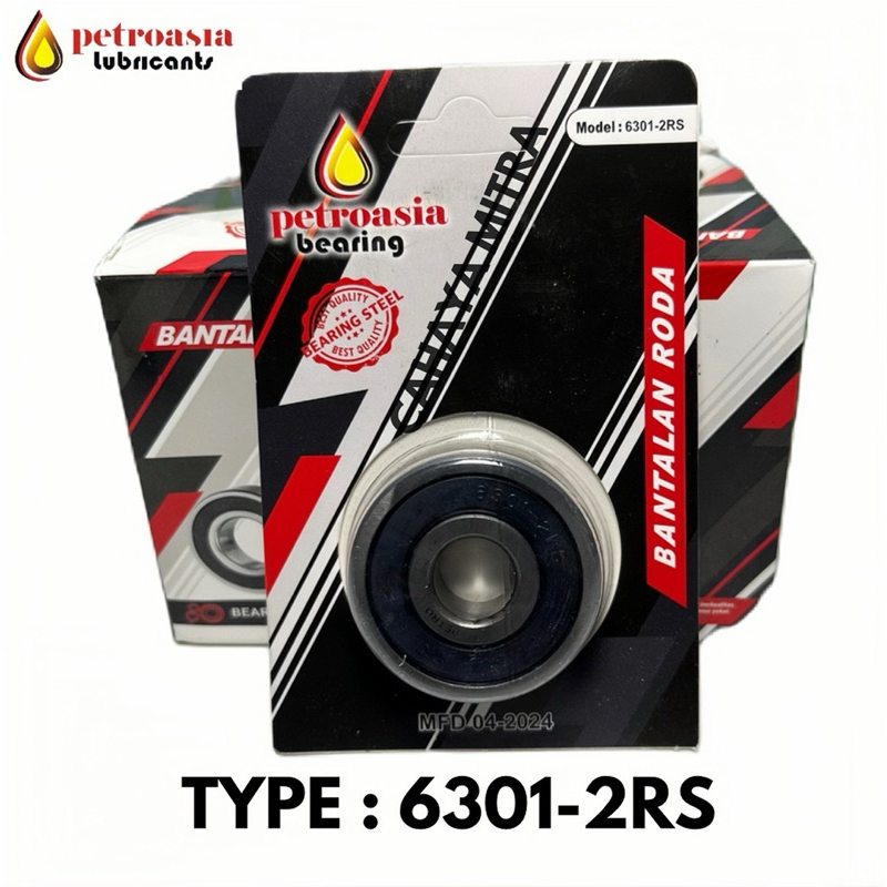 PETROASIA Laher Bearing 6301 2RS 63012RS 6301-2RS ORIGINAL // แบริ่งลาวา 6301-2RS petroasia