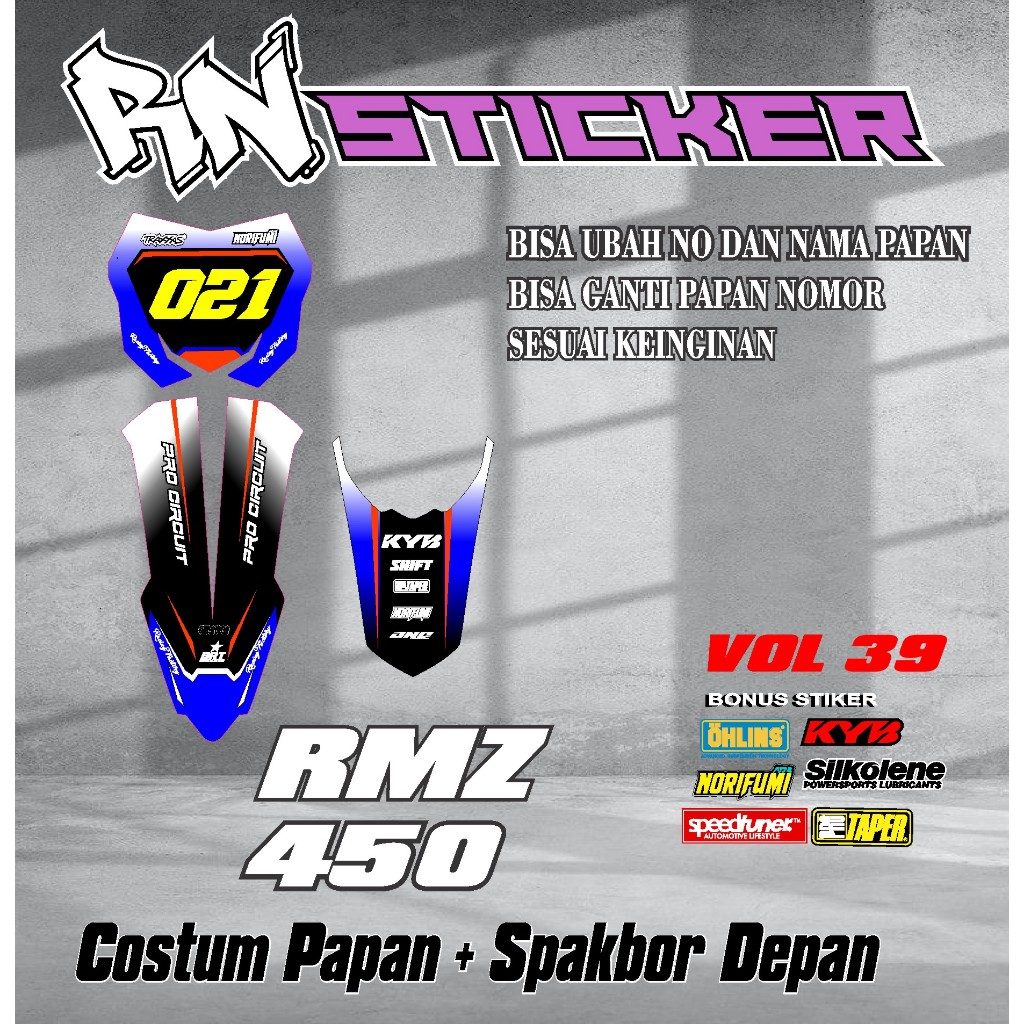 ใหม่ล่าสุดกระดานวิทยาศาสตร์หน้าบังโคลน RMZ 450 KX KLX 150 KLX BF KLX GORDON DTRACKER KX YZ KTM VIAR 
