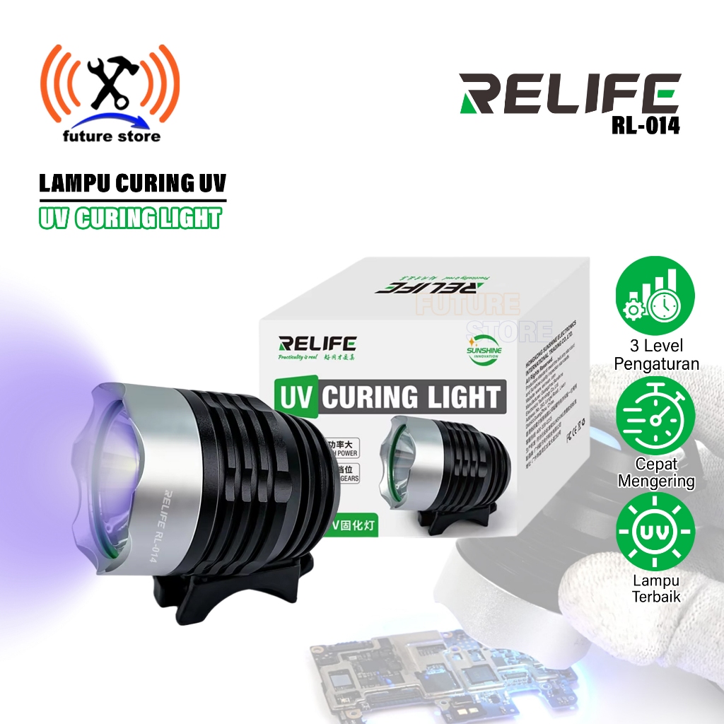 RELIFE RL014 UV LAMP LED (USB SRC) ต้นฉบับ - HIGH POWER DUAL CORE UV CURING LAMP - FAST CURING UV LA