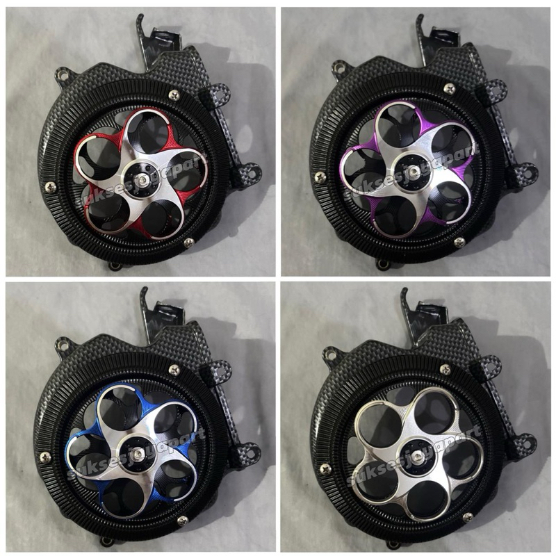 พัดลมคาร์บอน 1SET SPINNER FULL CNC สําหรับ BEAT DELUXE PRESTIGE KARBU FI ESP NEW2020-25
