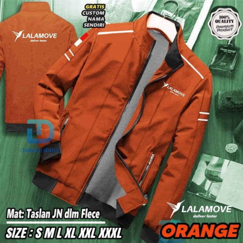LALAMOVE DRIVER JACKET สกรีนลายชื่อฟรีปี 2024