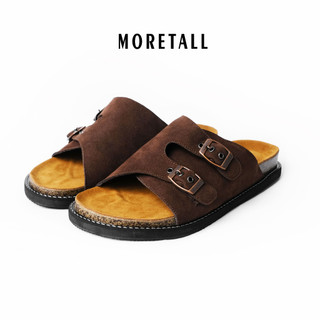MORETALL Sandal Slide Sandal Selop Sandal Pria Sendal Kulit  - Noir Series