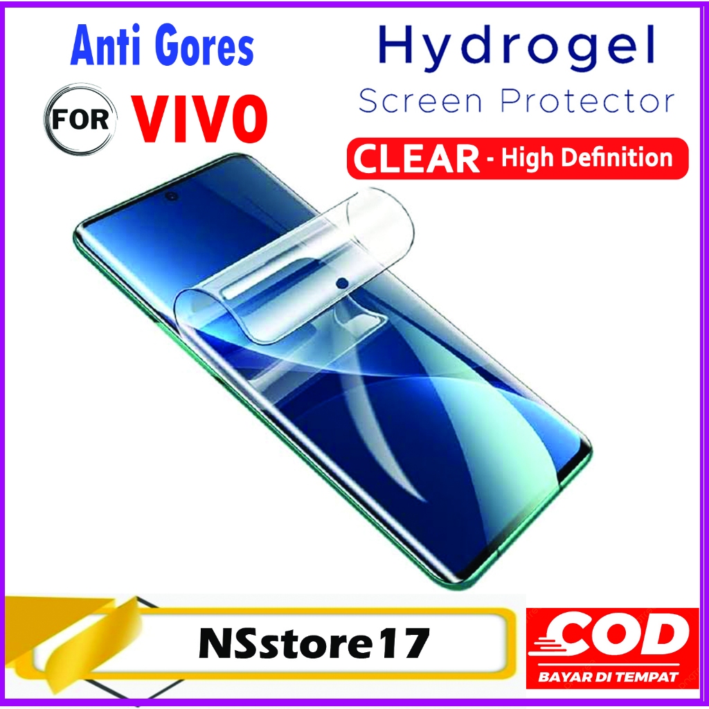Anti-Scratch HYDROGEL CLEAR สําหรับ VIVO X21 X21i X21UD X50 Y01 Y02 2022 Y02a Y02s Y02t Y03 2024 Y1S