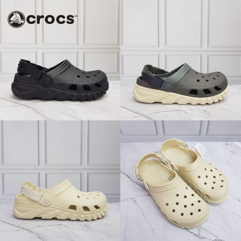 Crocs Duet Max II Clog Stucco รองเท้าแตะผู้ใหญ่