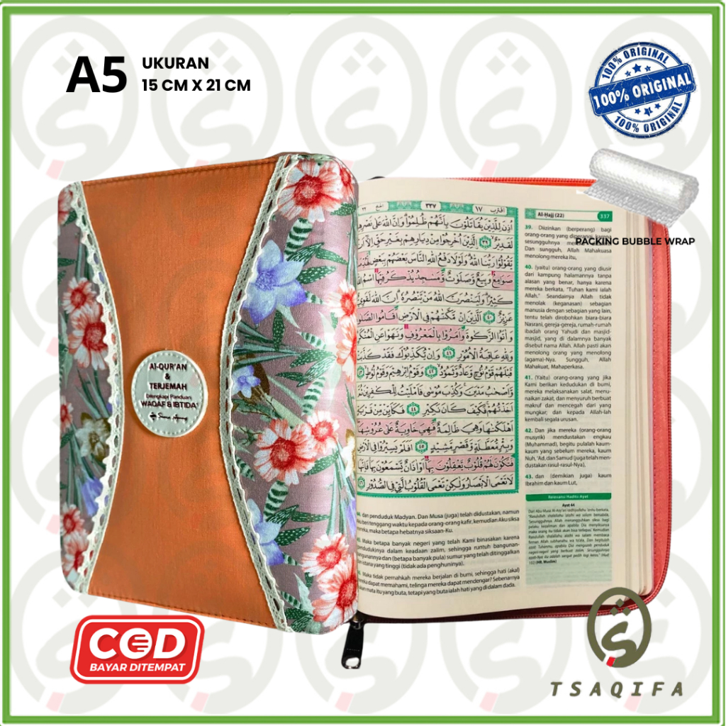 Al Quran WAQAF IBTIDA TRANSLATION A5 ZIPPER Al Quran Waqaf Ibtida สํานักพิมพ์แปล VOICE AGUNG